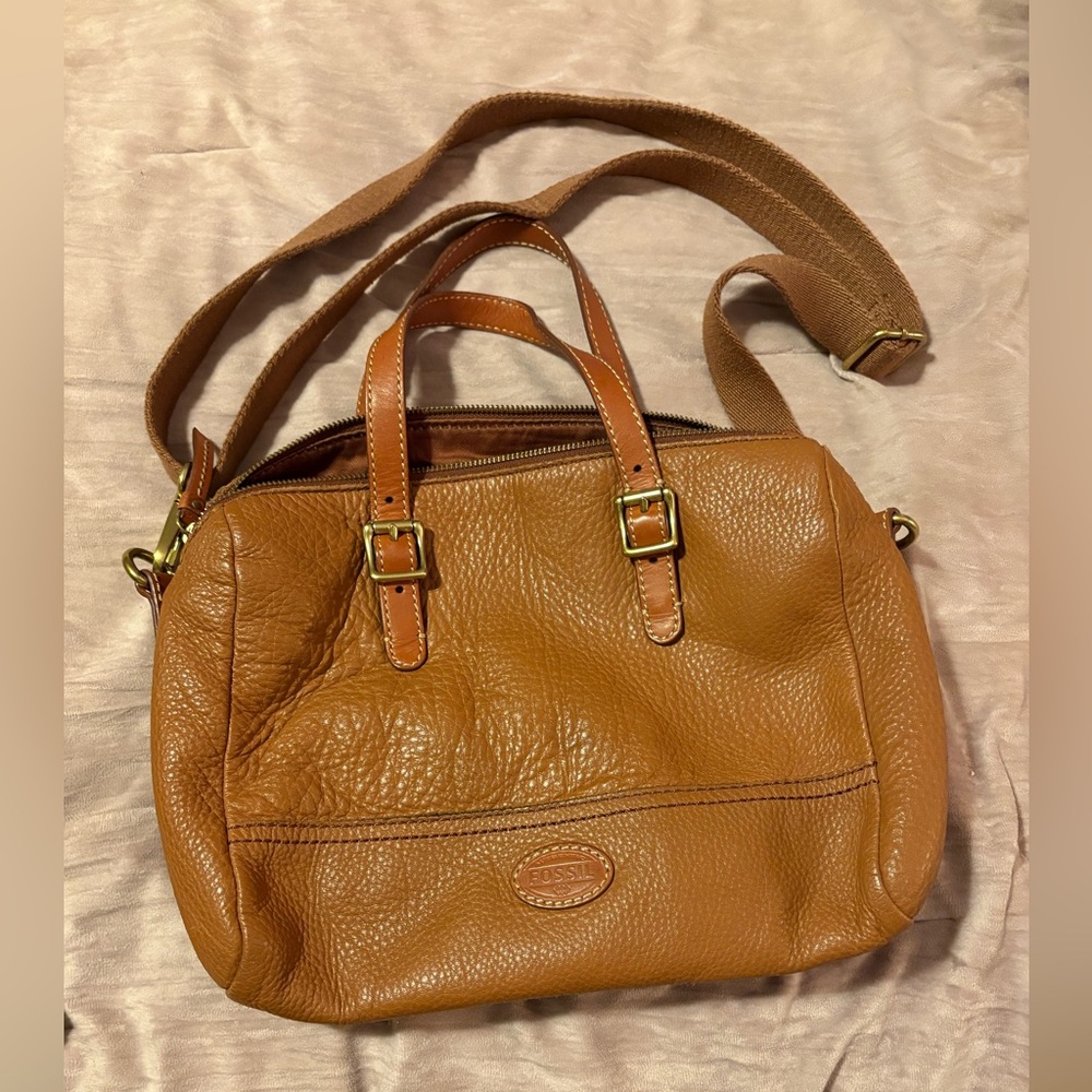Fossil Emerson Pebbled Leather Crossbody Bag